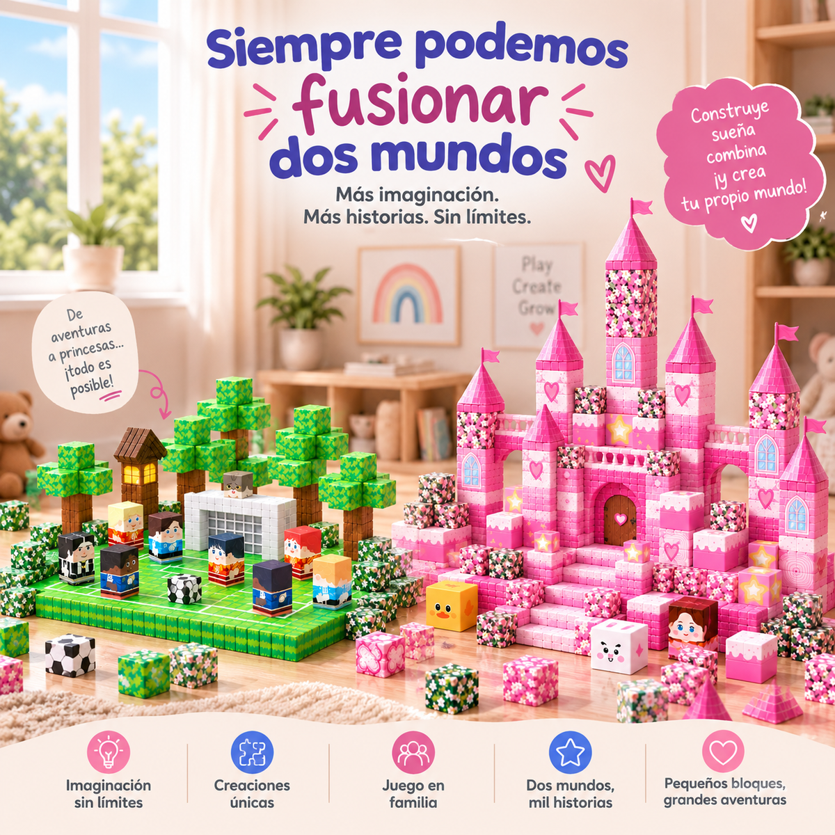Bloques magnéticos • Un mundo por construir, lejos de las pantallas